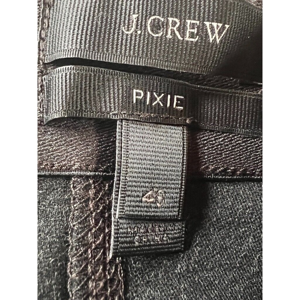 J Crew Woman's Pixie Pants Structured Leggings 4S Charcoal Grey 26" Inseam NWOT - Picture 5 of 14
